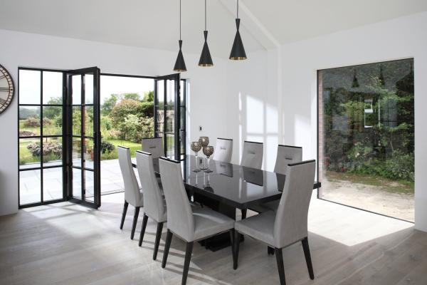 Quality Stylish Powder Coated Aluminium French Doors 5mm-12mm With Handle / Hinge / Lock for sale