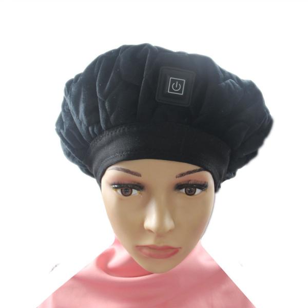 Quality Constant Temperature Hair Steamer Cap , USB Charging Thermal Heat Cap for sale