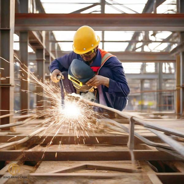 Metal Building Steel Structure Warehouse - Prefab Steel Frame Construction with Durable Warehouse Design