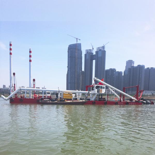 Sand Pumping Dredger Hydraulic River Dredging Machine 1662kw Sand Suction Dredger