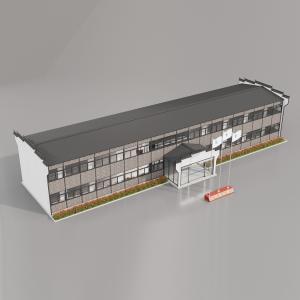 China Rectangle Guest House with Wooden Floor Prefab Sandwich Panel House wholesale