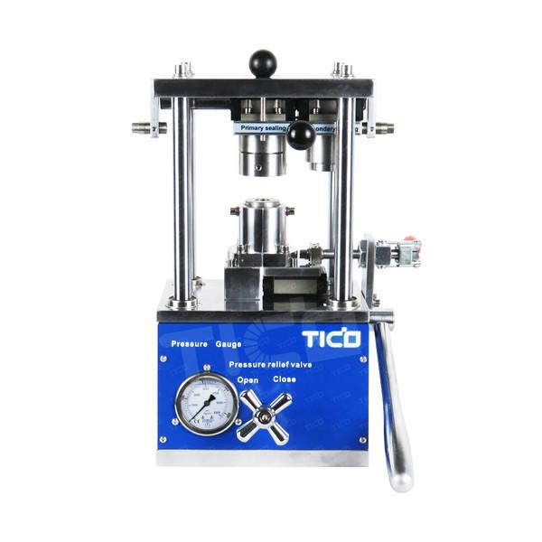 Quality Manual Cylindrical Cell Lab Equipment Hydraulic Case Crimper for sale