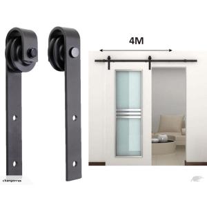 China Top Mount Sliding Door Hardware Track Rollers Interior wholesale