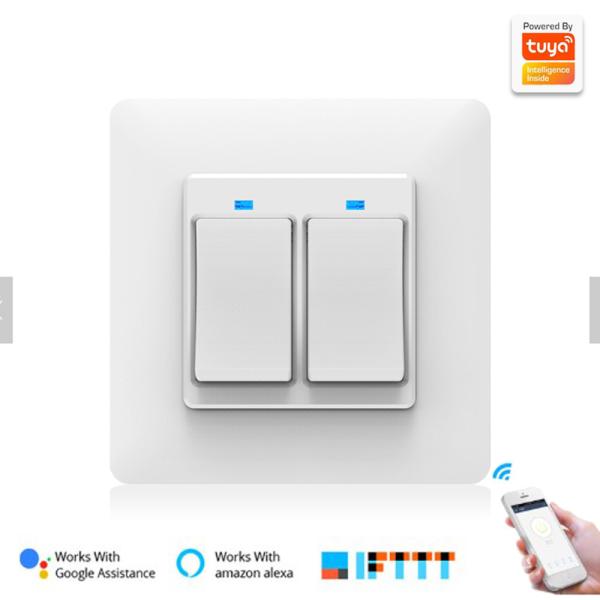 Quality WIFI 2 Gang Smart Switch No Neutral for sale