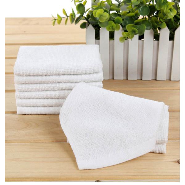 25*25cm Logo White Airplane Cotton Pallet Towel Antipilling and Wrinkle Fade Easy Care