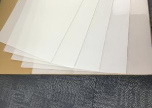 China Matte Surface Rigid Pvc Film Sheets , White Translucent Plastic Film on sale