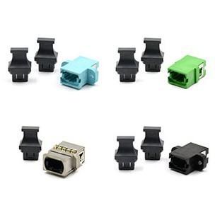 Quality Good Repeatability LC Fiber Coupler Plastic Housing Excellent Mechanical Endurance for sale