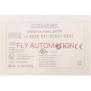 Siemens 6AV6641-0CA01-0AX1 Simatic Operator Panel OP77B