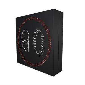 China Portable Speed Limit Electronic Signs RS485 RS232 GPRS Ethernet 4G 3G on sale
