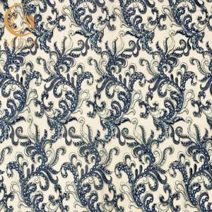 China Handmade African Styles Beaded Embroidery Lace Fabric For Clothing wholesale