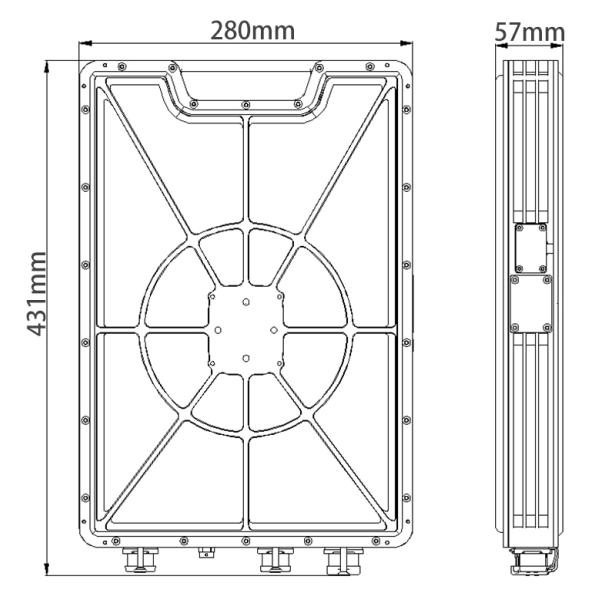 Lightweight (≤5.5kg) & Easy Deployment Ground Surveillance Radar Rapid Setup