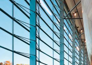 China Customized Color Residential Curtain Wall , Air Tightness Unitised Curtain Wall System wholesale