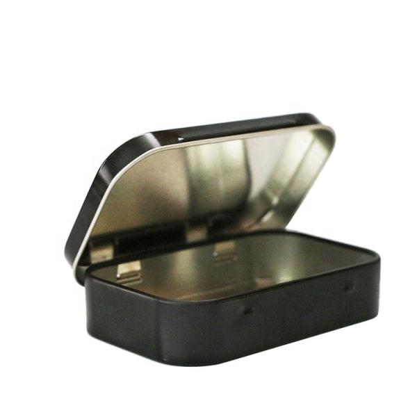 Quality Small Decorative Tin Containers Small Tin Boxes with Lids Empty Portable Mint Tins for sale