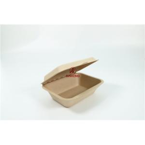 Sugarcane Desechables Fast Food Packaging Box Biodegradable Compostable