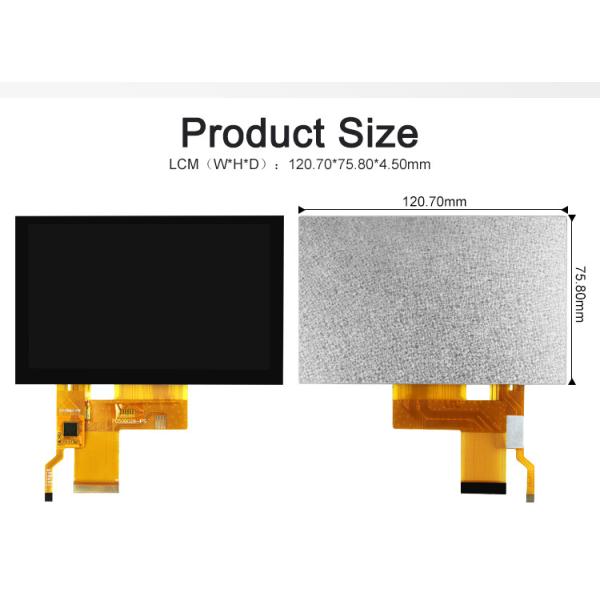 Polcd ST7262E43 IPS TFT LCD Display 800X480 5 Inch Display For Raspberry Pi