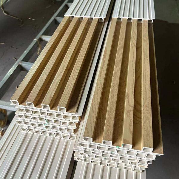 Waterproof Interior Wood Grain Polyvinyl Chloride Wall Panel Eco-friendly Decoration