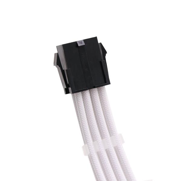 Arc Extension cable kits ATX 24pin*2 4+4Pin EPS*1 pcie 8pin (6pin 2pin)PCIE*2 Sleeved Power Supply Extension Cable white