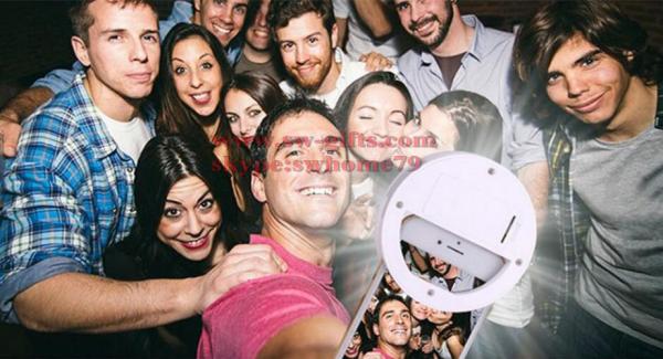 Quality 2017 New Portable Universal Selfie Ring Flash Led Light Lamp Mobile Phone Led Selfie Lamp Ring Flash For Iphone for sale