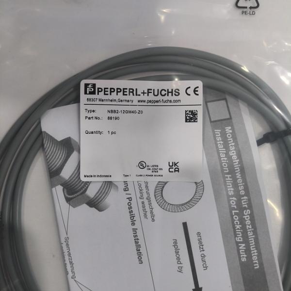 Pepperl+Fuchs NBB2-12GM40-Z0 88190 2 Mm Flush 2 Wire DC Inductive Proximity Sensor