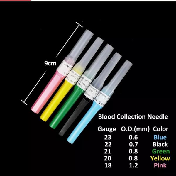 Blue Steriled Pen Type Blood Collection Needle 23G For Multiple Samples