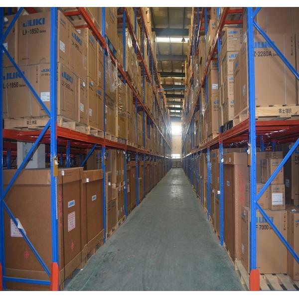 Customized Depth Adjustable Pallet Racking , Selective Steel Pallet Rack Easily Installed