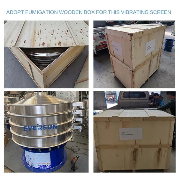 1 - 500 Mesh Efficient Vibro Screen Separator For Plastic Particle Grains