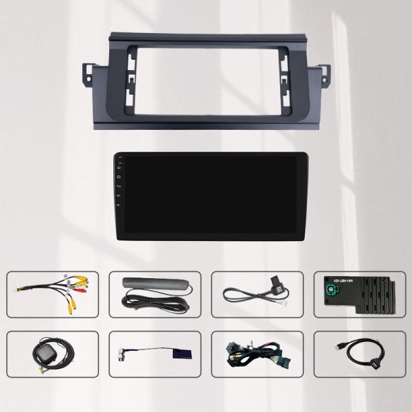 Universal Android Car Radio Facial Plastic Frame Navigation Panel For LAND ROVER Discovery Sport 2015-2019 12.3inch/10.25inch With Wire Cable