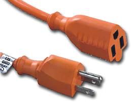 UL America power cord 18 AWG Universal Power Cord cable, IEC320C13 to NEMA 515P