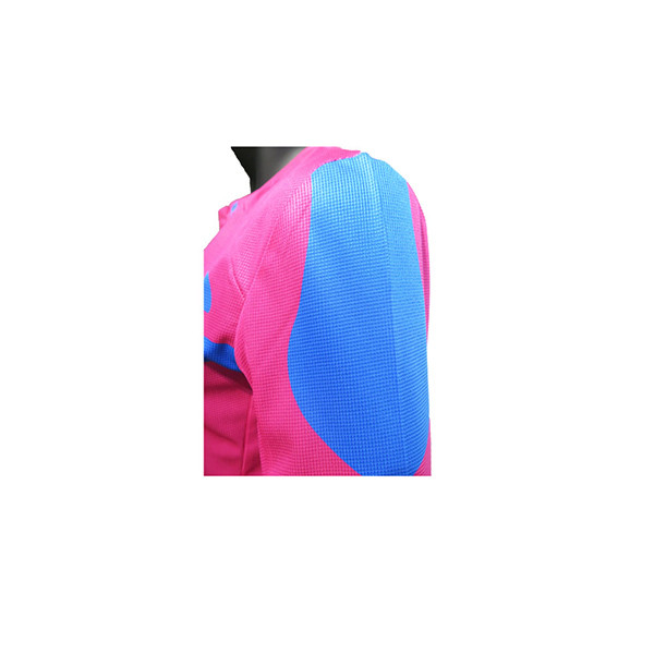 Pretty 3/4 Sleeve Cycling Jersey , Quick Dry Womens MTB Jersey Breathable