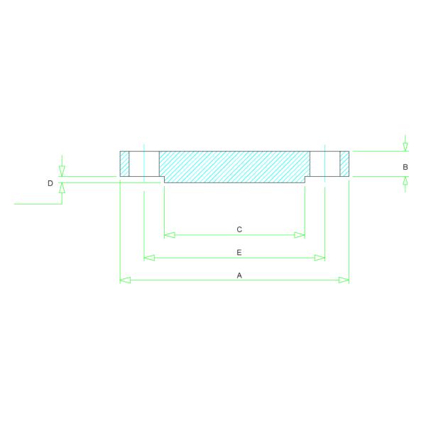 Durable 304L Duplex Stainless Steel Socket Weld Pipe Flanges Smooth Surface 2500# 1/2" - 24"