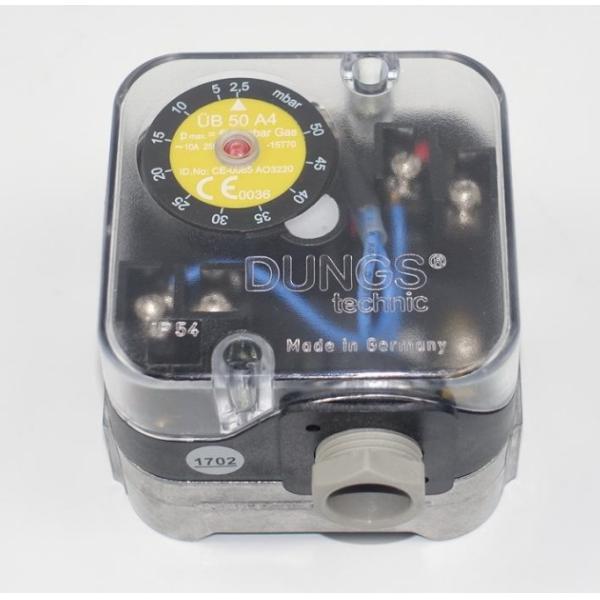 German Dungs Pressure Limiter Ub50A4 Ub150A4 Ub500A4 for Oil Burner Used New for Restaurant Manufacturing Plant Boiler Burner