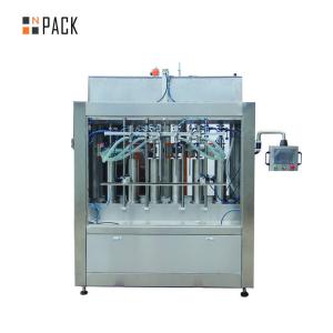 China Industrial Pneumatic In Line Bottle Filling Machines 2-12 Nozzles wholesale