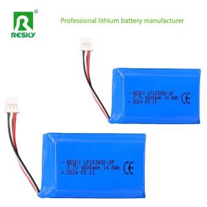 China Rechargeable Li Polymer Battery Pack 103450 1s2p 3.7V 4000mAh wholesale