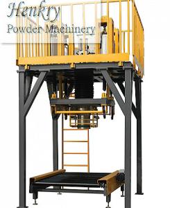 Precise Weight Control Speed Ton Bag Packing Machine , Powder Packaging Systems