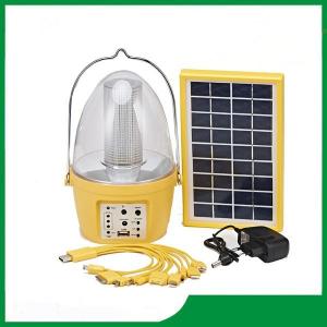 Solar camping lantern with 3.5W solar panel, led solar light with FM radio for cheap sale