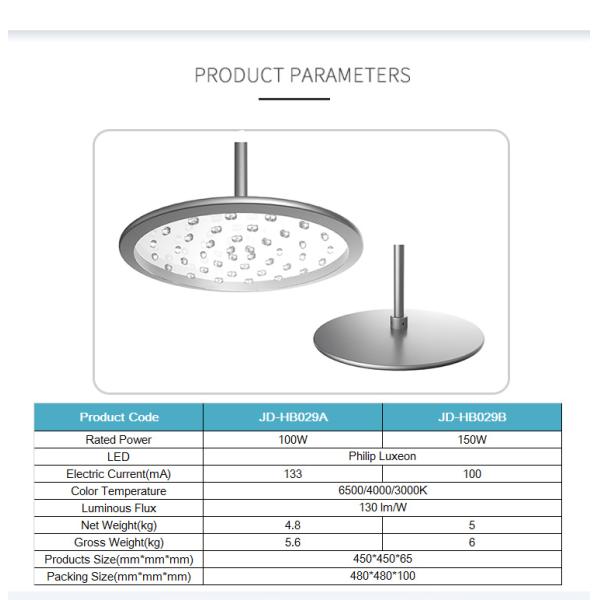 Cool White 250W LED High Bay Lights 3500K - 6000K RoHS Approved OEM Available
