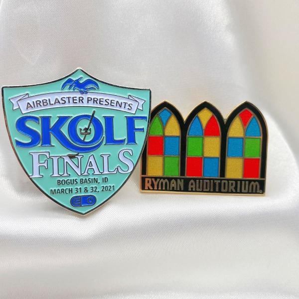 Bronze Metal Baseball Lapel Pins 3D Design US Team Enamel Pins for Cap