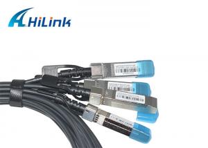 China Switch Direct Attach Copper 40G QSFP+ Direct Attach Cables QSFP-4SFP10G-CU3M DAC Cable wholesale