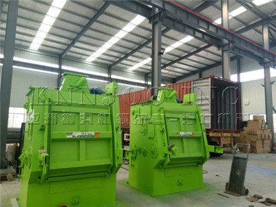 2T/Hr Tumblast Shot Blasting Machine Castings And Forgings Desanding