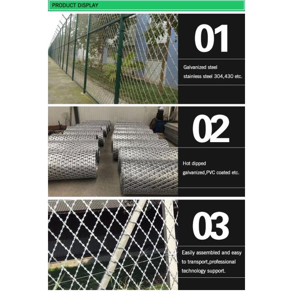 Welded Razor Wire Mesh Ribbon Fence