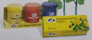 Eco - Friendly Art Painting Colours 3pcs Finger Paint Set 3 X 150ml