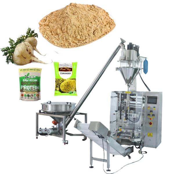 Vertical Powder Packaging Machine With Screw Metering Machine Raw Material