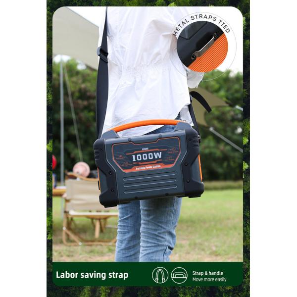 1000w Rechargeable Portable Power Station 270000Mah MPPT Lifepo4 Solar Power Station