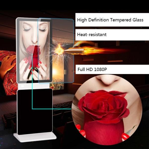 Ground Stand Rotating Screen LCD Display WIFI Network Android Monitor