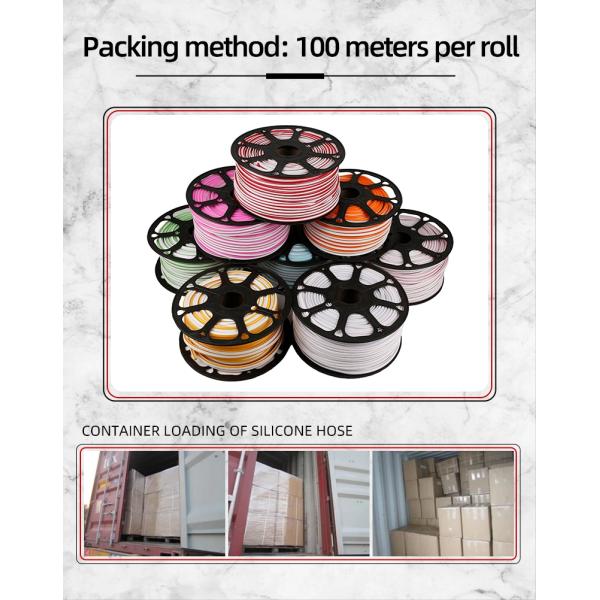 12v/24v/120v/240v LED Neon Strip Cuttable Pink/Blue Silicon for DIY Christmas Lights