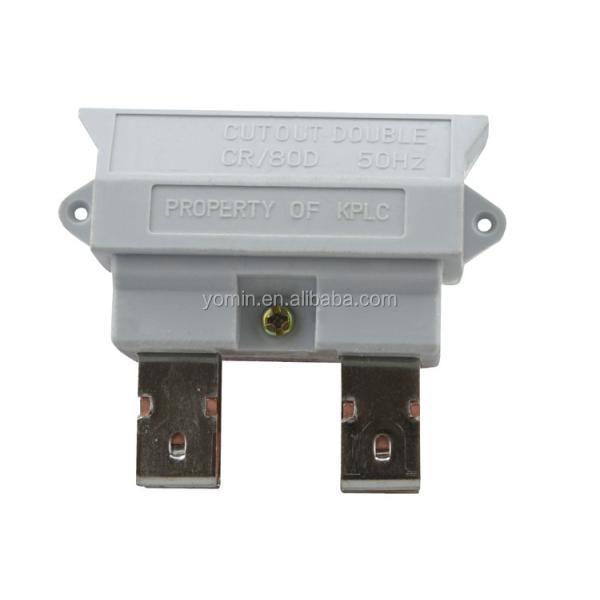 1501 Low Voltage Bakelite 60/80A 1p+n House Service Cut Out Fuse