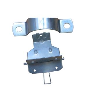 Zinc Stamped Suspension Clamp For Fiber Optic Cable ISO Approval
