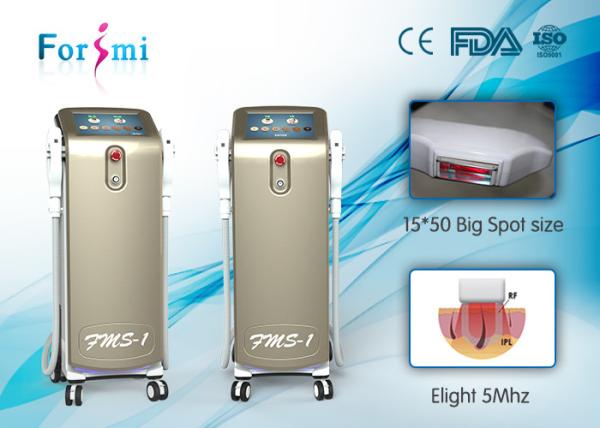 Quality Elegent silver color,delicate in looks,practical in performance,multifunctional SHR Hair Removal Machine for sale