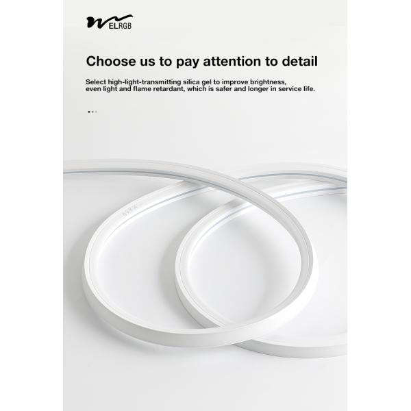 Embedded Silicone Sleeve Neon Led Strip 12V 24V Led Strip Dimmable