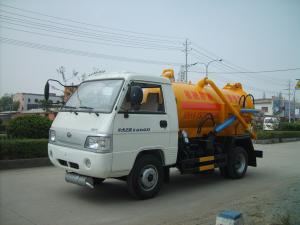 China 4x2 Vacuum Sewage Suction Trucks with Vacuum Pump 4cbm 4000L Sewel Jetting wholesale